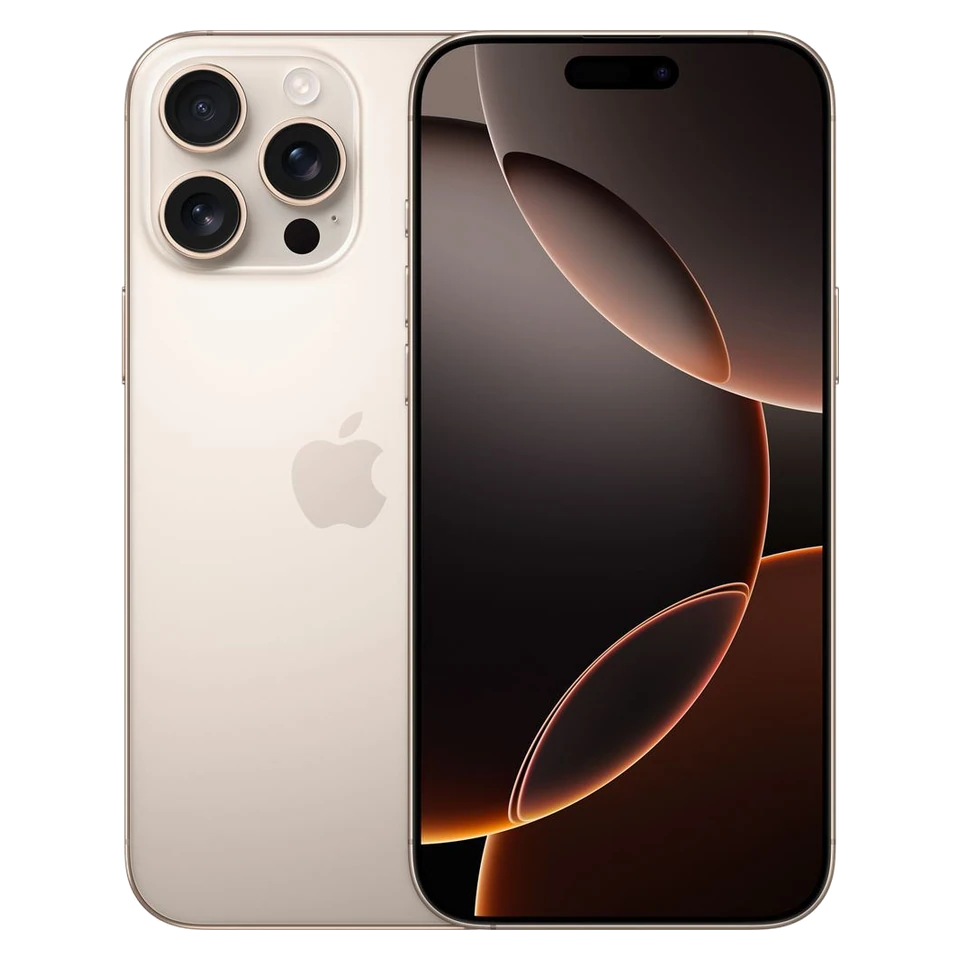 iPhone 16 Pro Max · Titanio desierto